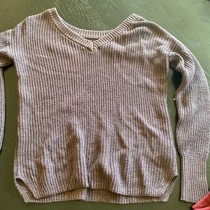 Purple garage sweater! Extra small. Super cute and runs kind of big.